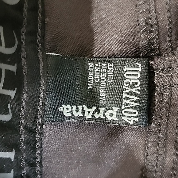 Prana Double Peak Convertible Pants Cargo Men's Charcoal size 40 - Picture 9 of 14